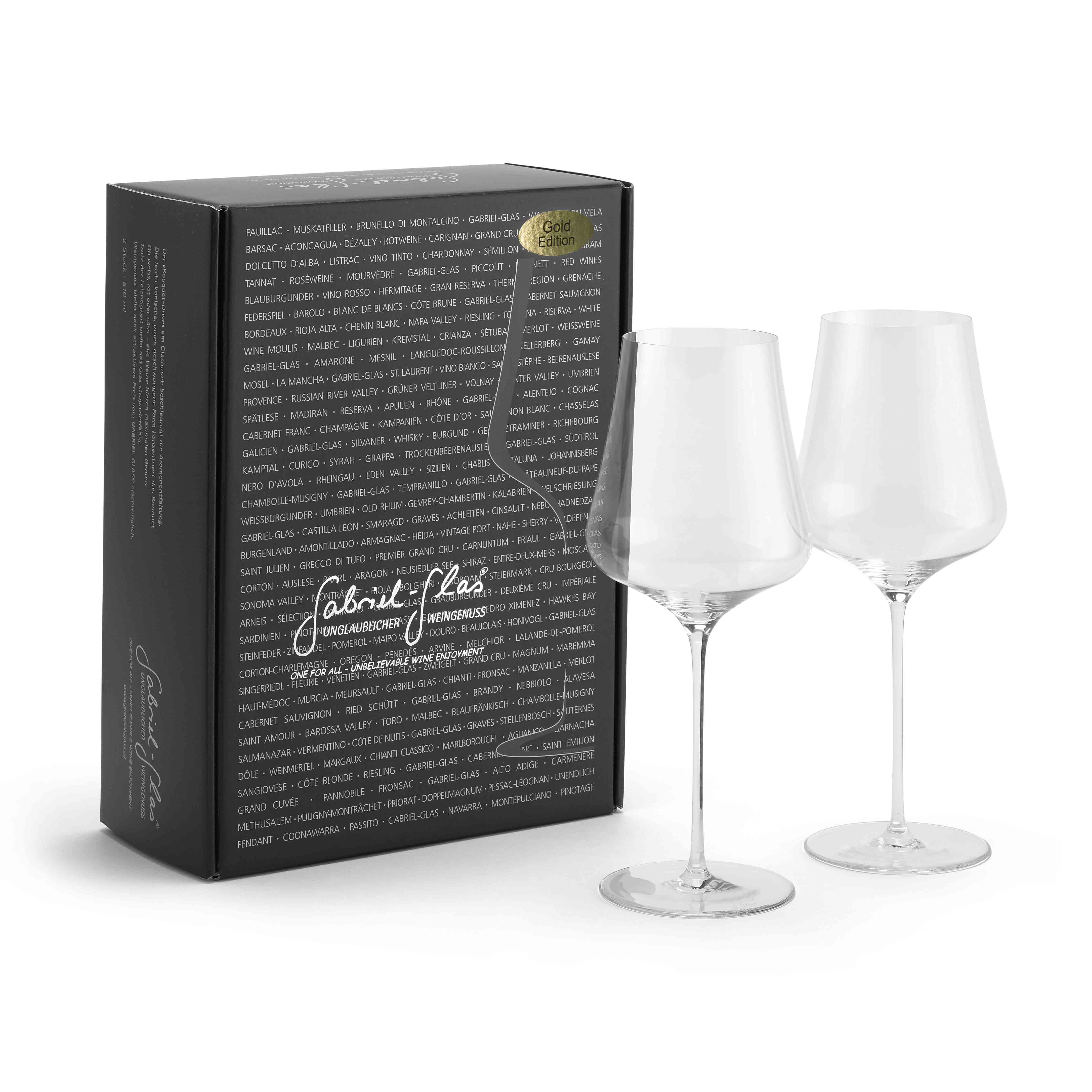 mood: Geschenkkarton des Gabriel Glas Gold Edition im 2er Set