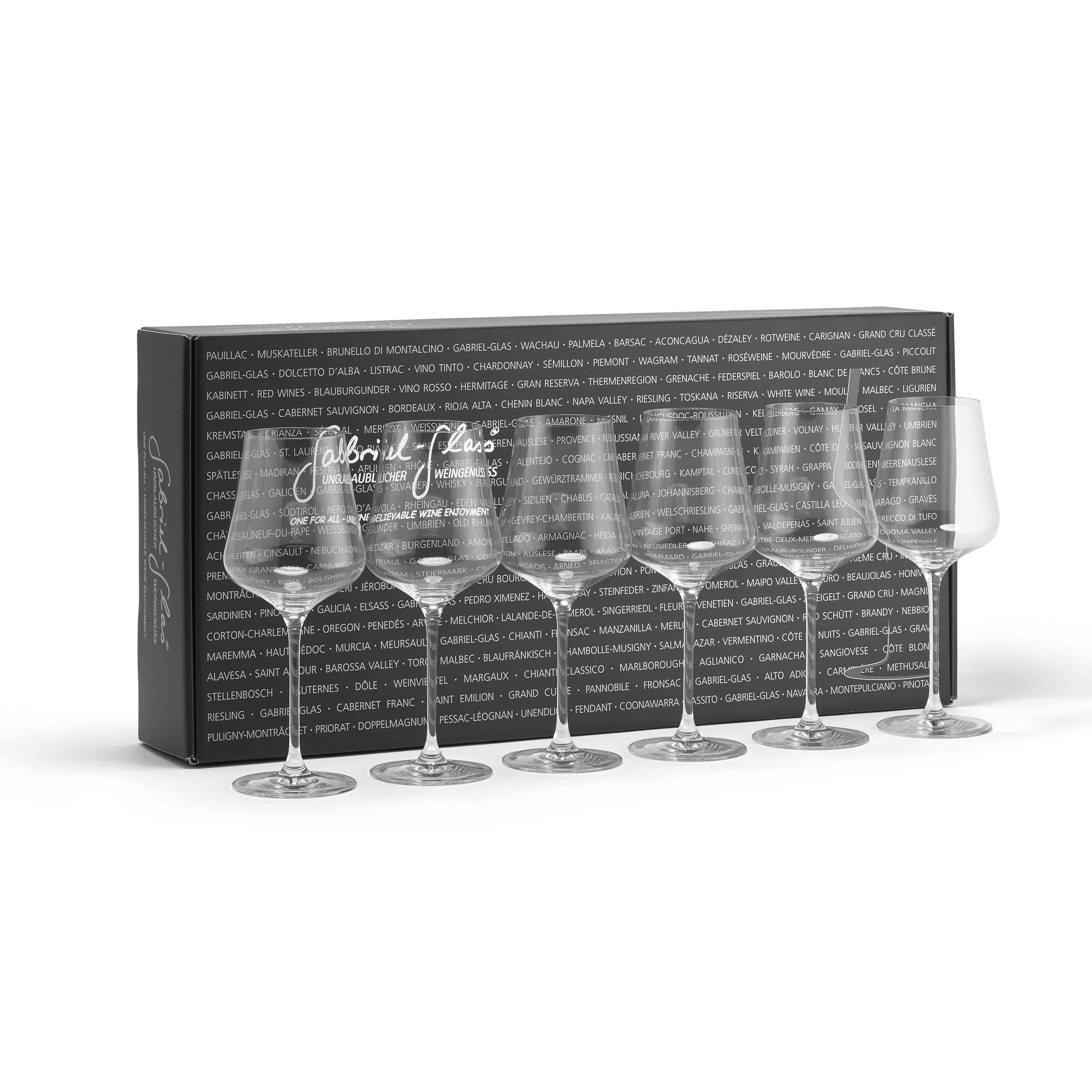 mood: Geschenkkarton des Gabriel Glas StandArt 6 Stück geschlossen