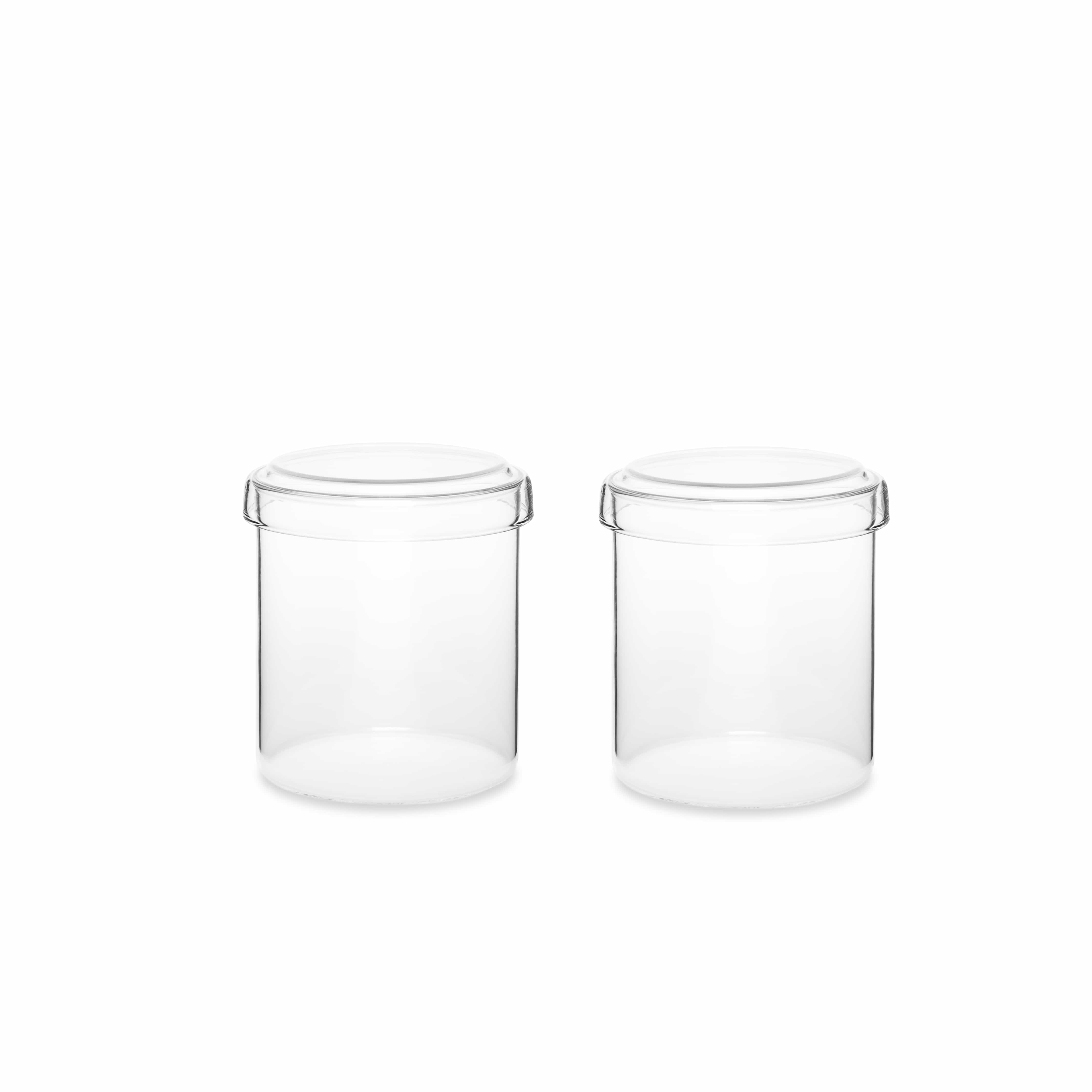 Darstellung der Glasdeckel der Vorratsdosen aus Borosilikatglas