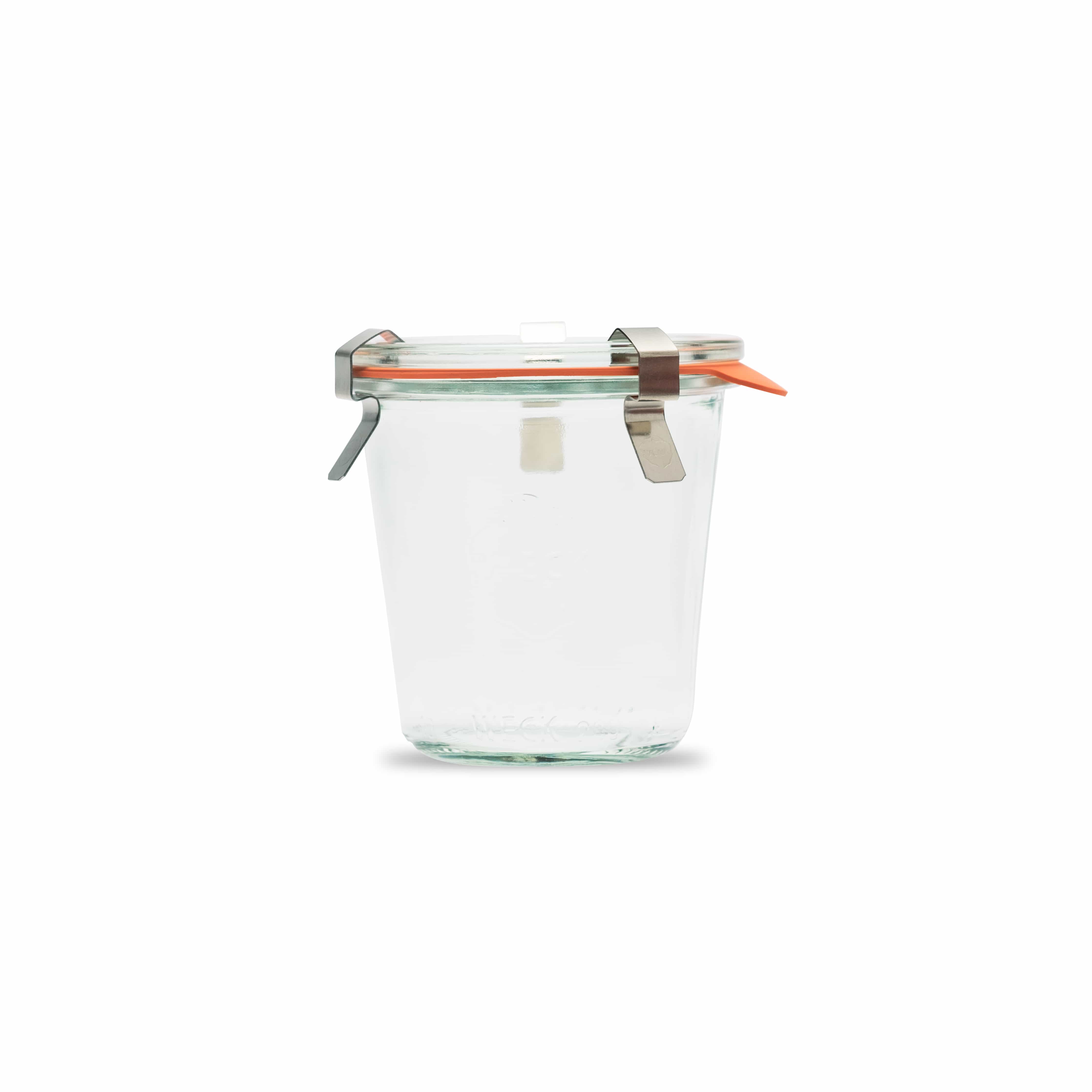 Weckglas Standard 290ml inklusive Kautschukring und Klammern
