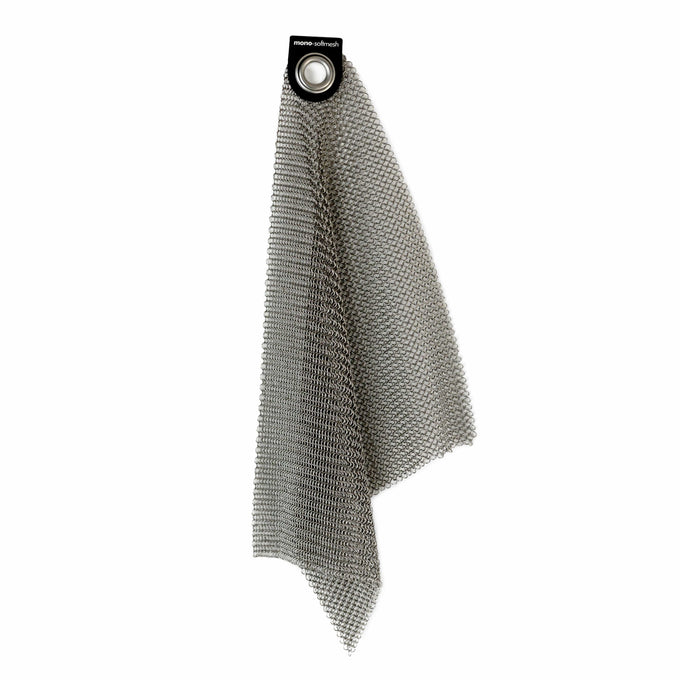 Mono Softmesh Reinigungstuch aus Edelstahl