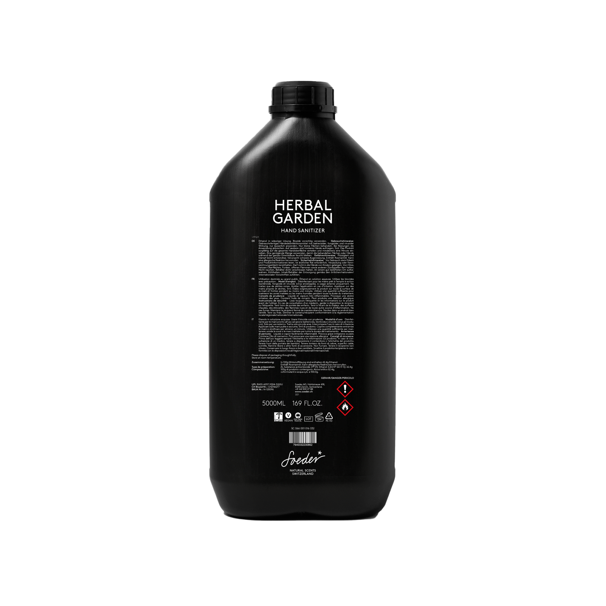 Hand Sanitizer – Herbal Garden - Kanister 5L