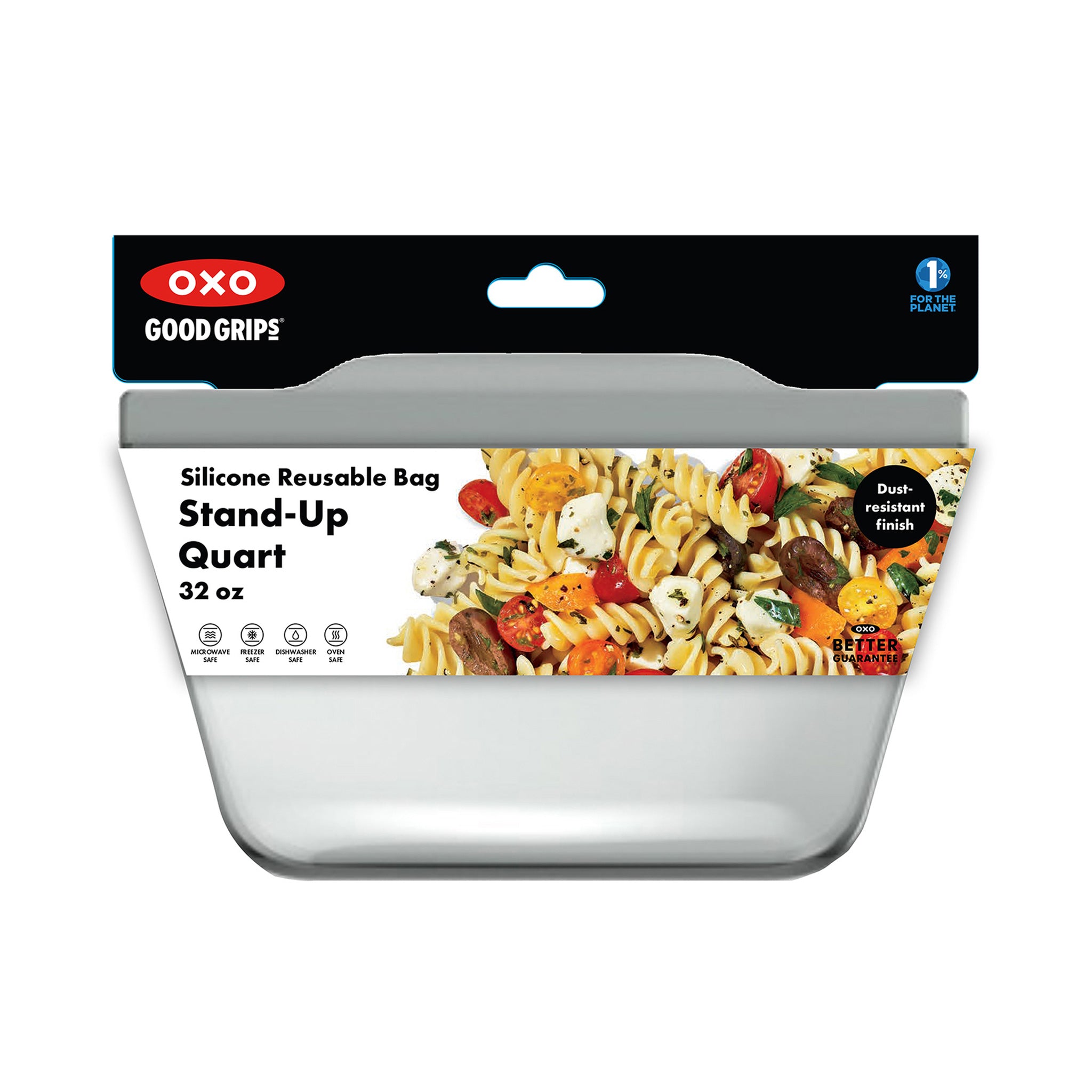 Silikon-Frischhaltetasche – 950ml Zip-Verschluss