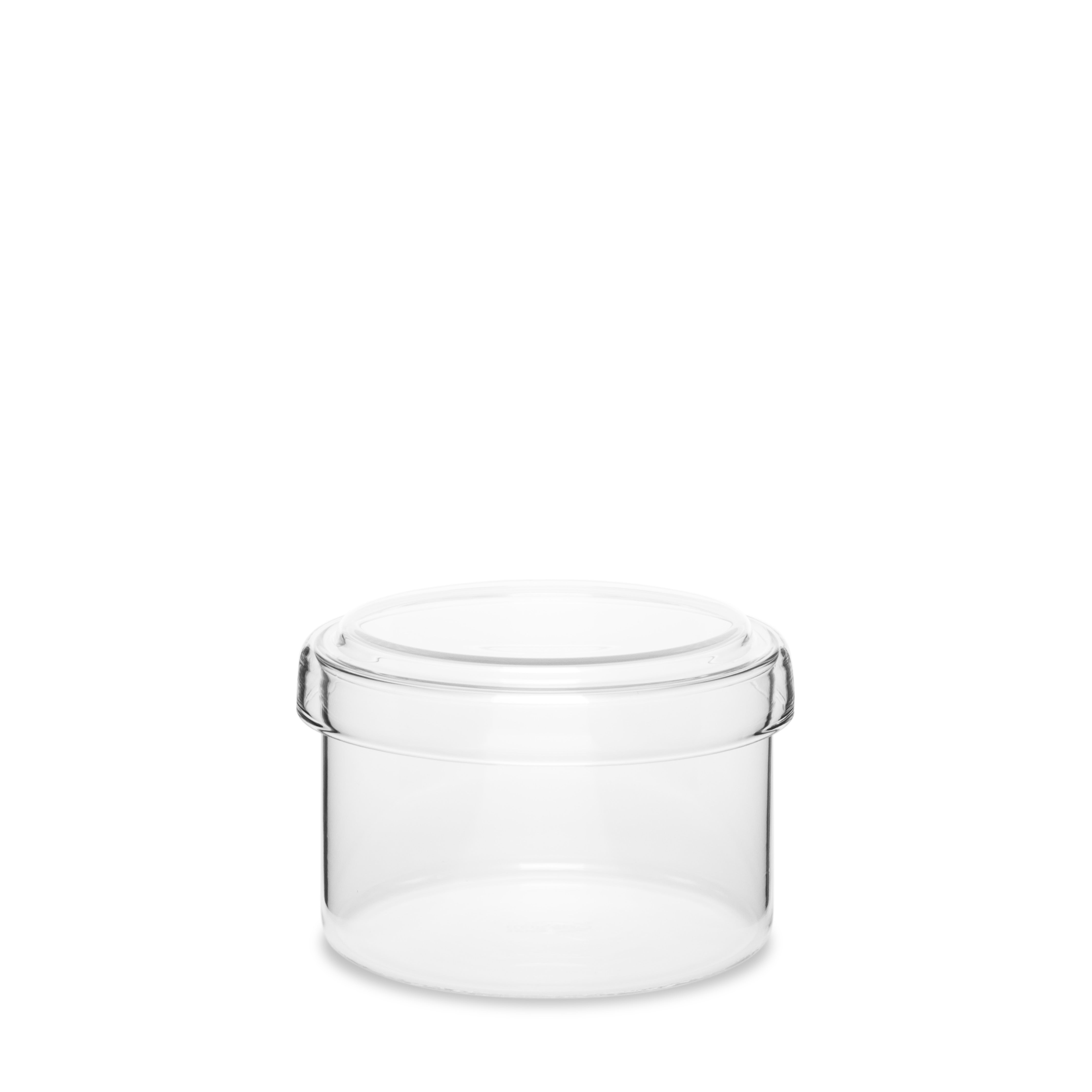 Ansicht der Vorratsdose aus Borosilikatglas 400ml von Trendglas Jena