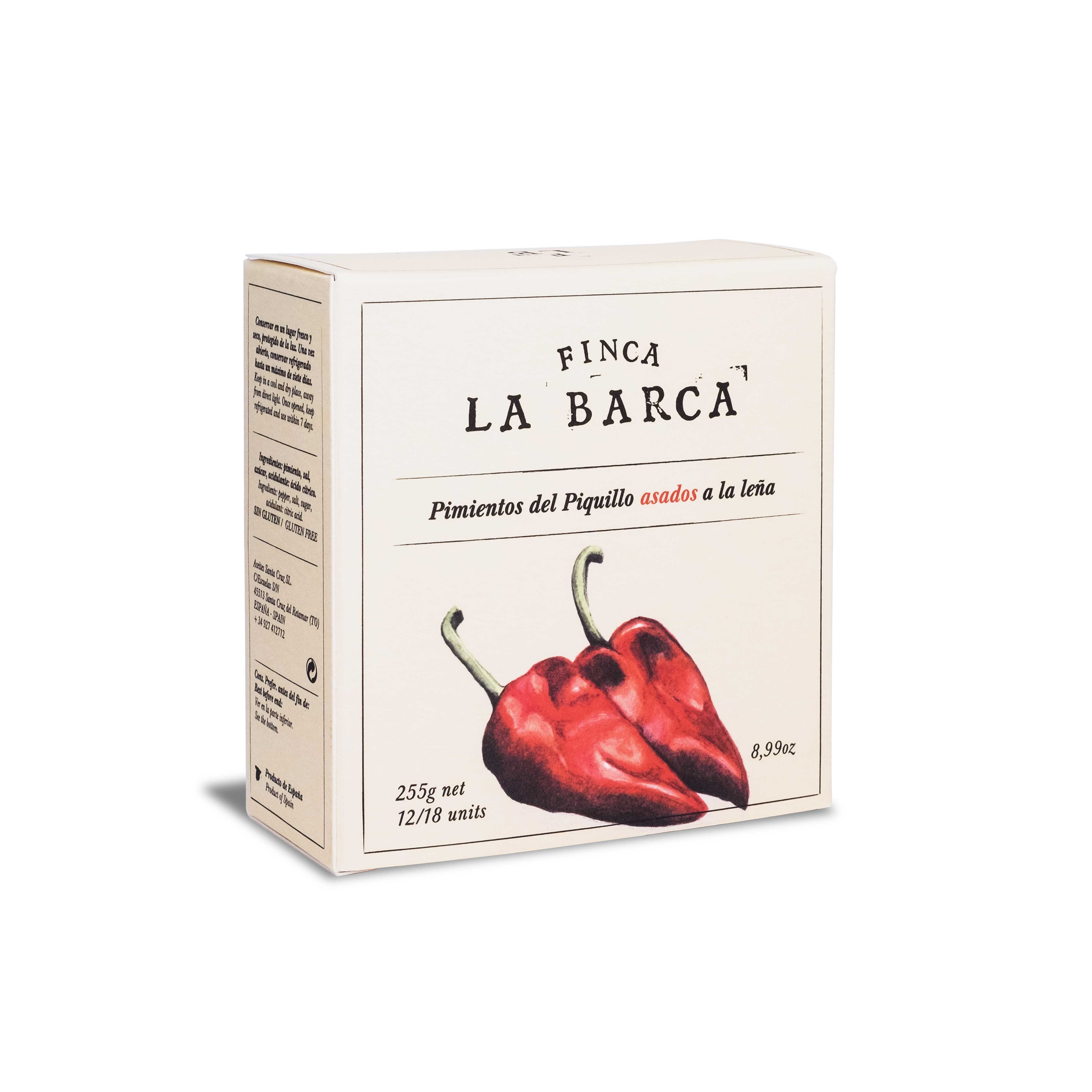 Finca la Barca Gegrillte Piquillo Pimientos filetiert in Olivenöl