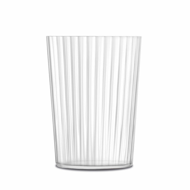 Geriffeltes Trinkglas Gio Line von LSA mit 490ml Volumen