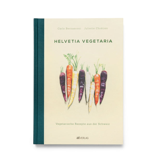 Helvetia Vegetaria Coveransicht des Hardcover gebundenen Kochbuchs