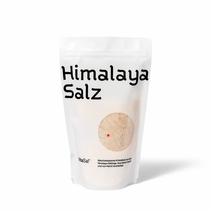 Himalaya Kristallsalz naturbelassen zu 1000 Gramm fein gemahlen von Vitasal