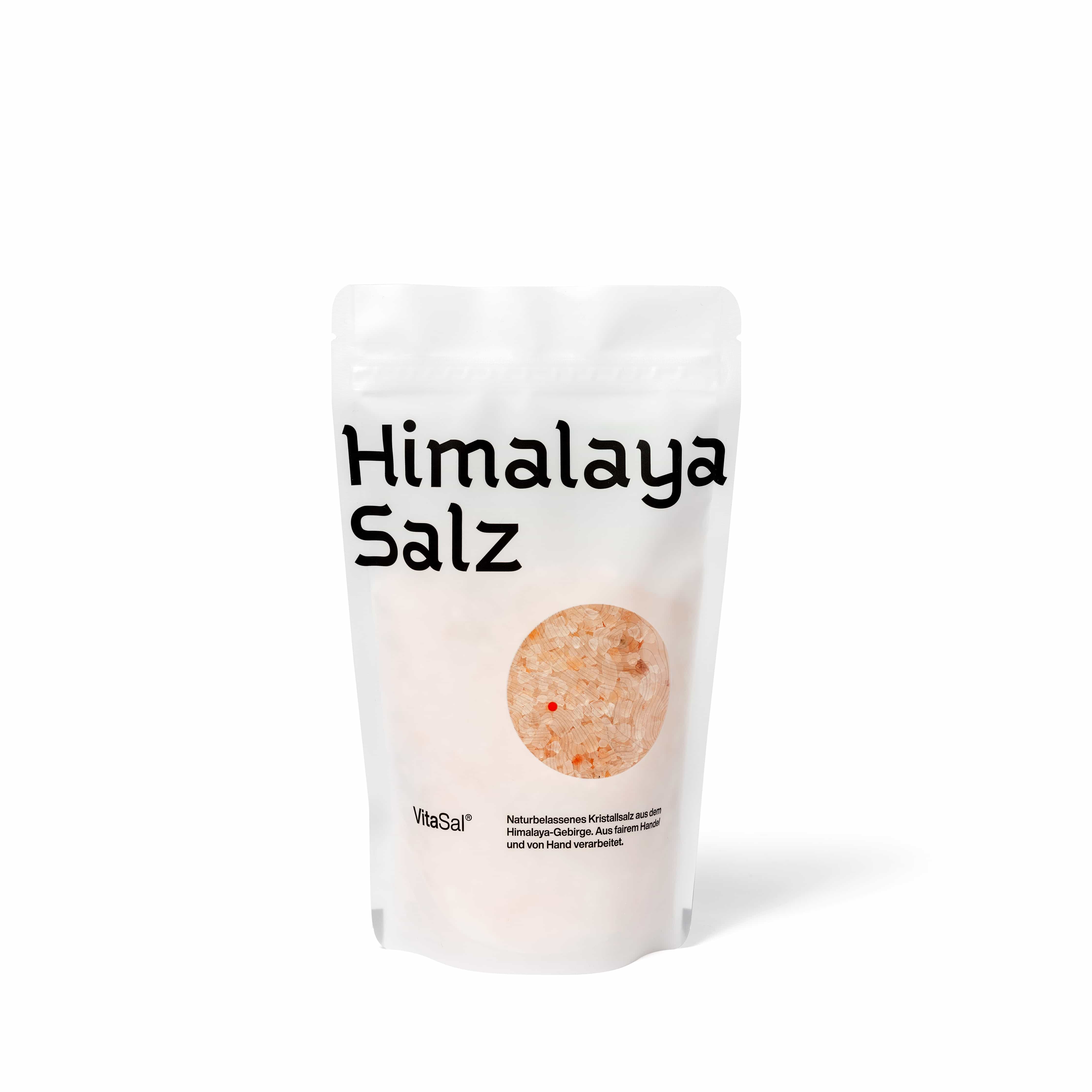 Himalaya Kristallsalz naturbelassen zu 400 Gramm grob gemahlen von Vitasal