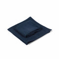 Libeco Leinen Serviette Hudson Navy gestapelt