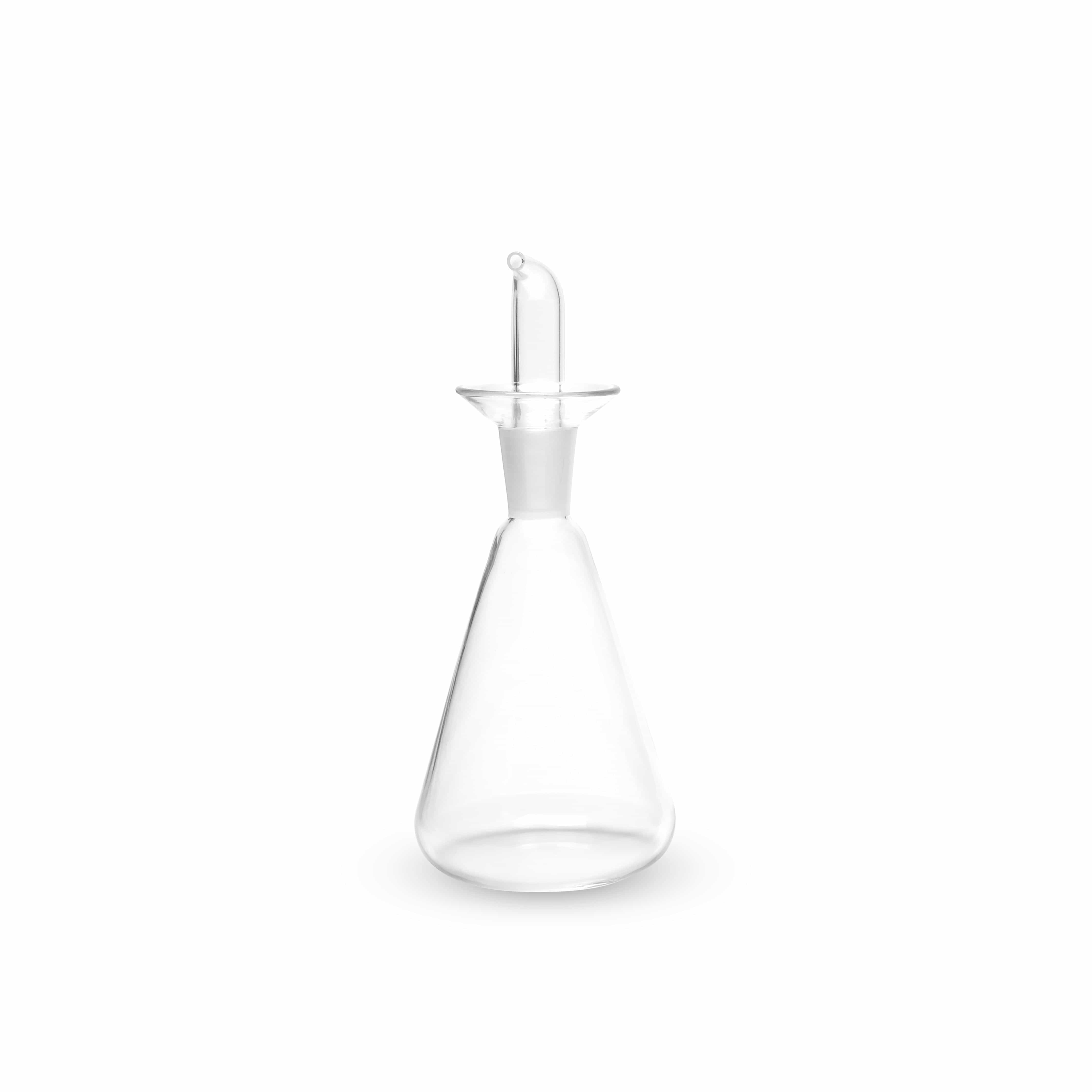 Kleine Essig und Oelflasche 250ml aus Borosilikatglas von Trendglas Jena