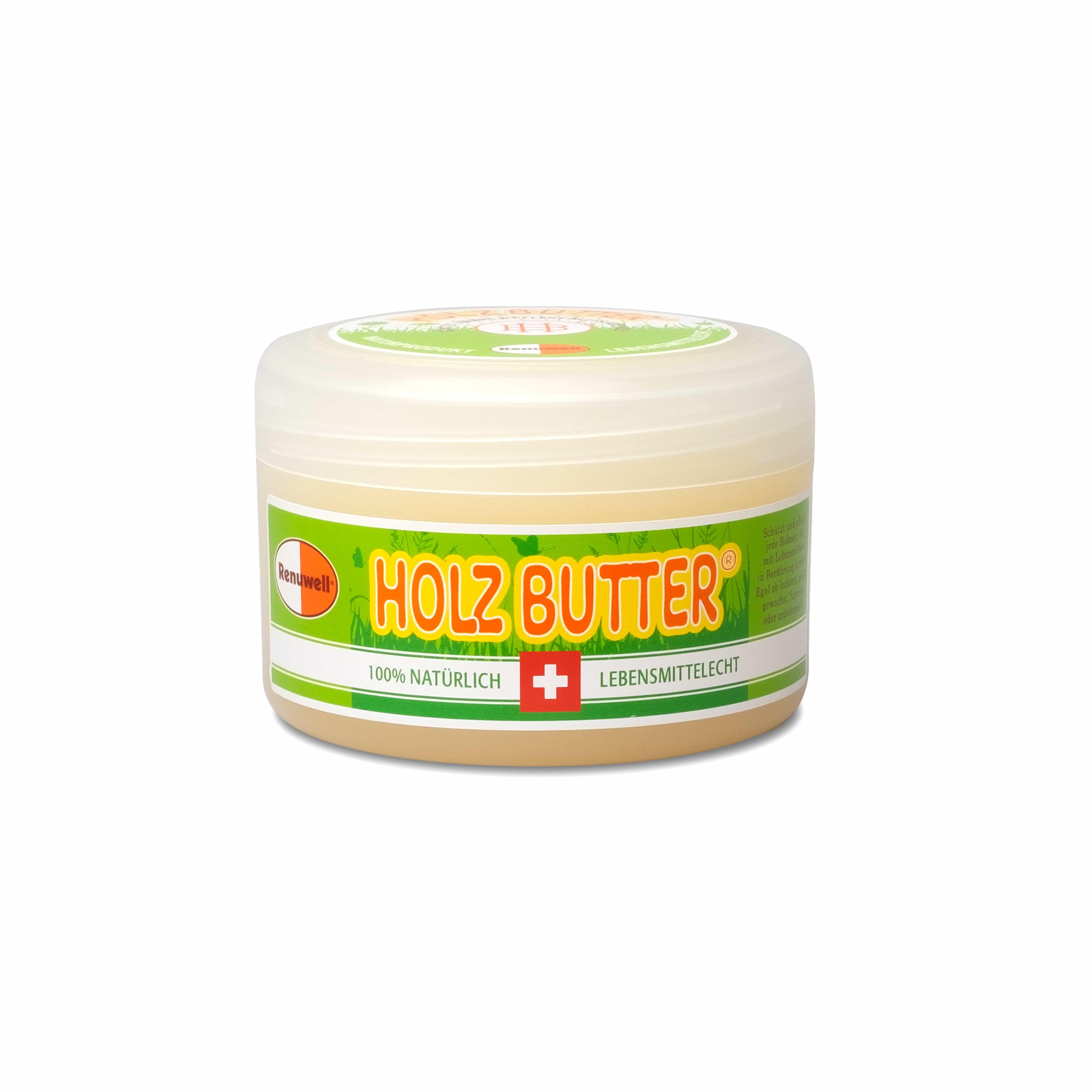 Renuwell Holzbutter in einer wieder verschliessbaren Dose