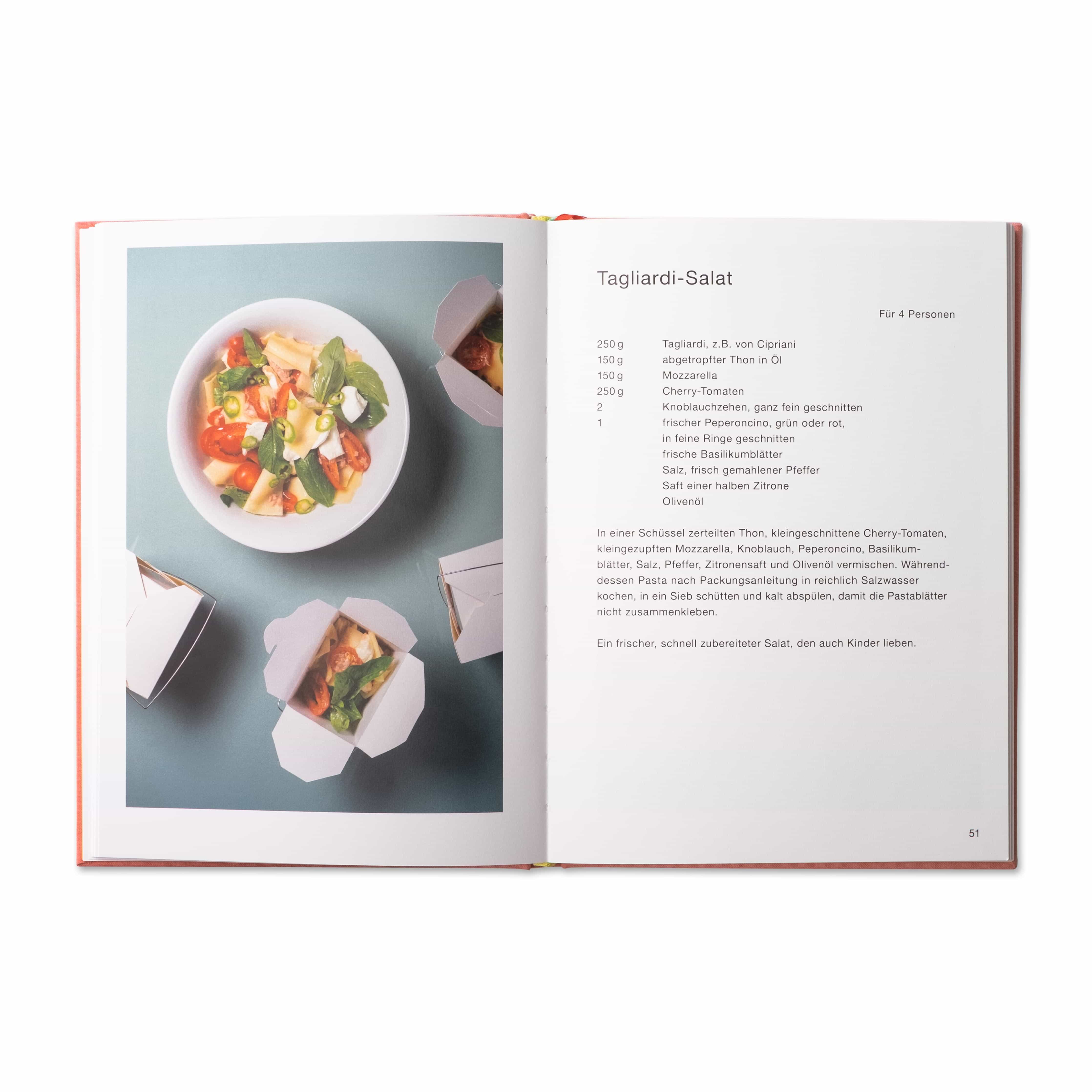 Take Out Rezept Tagliardi Salat