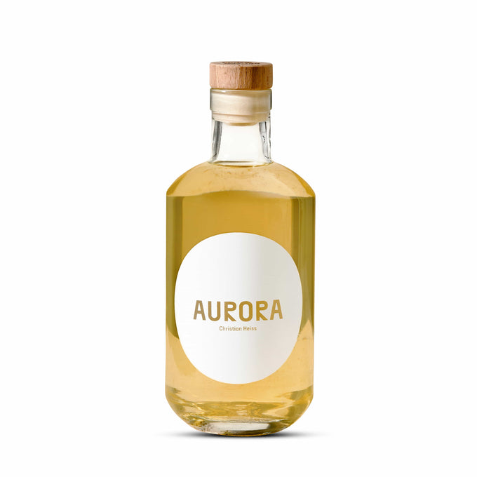 The Cocktail Aurora 500 ml in einer Glasflasche mit Zapfen und Holzdeckel