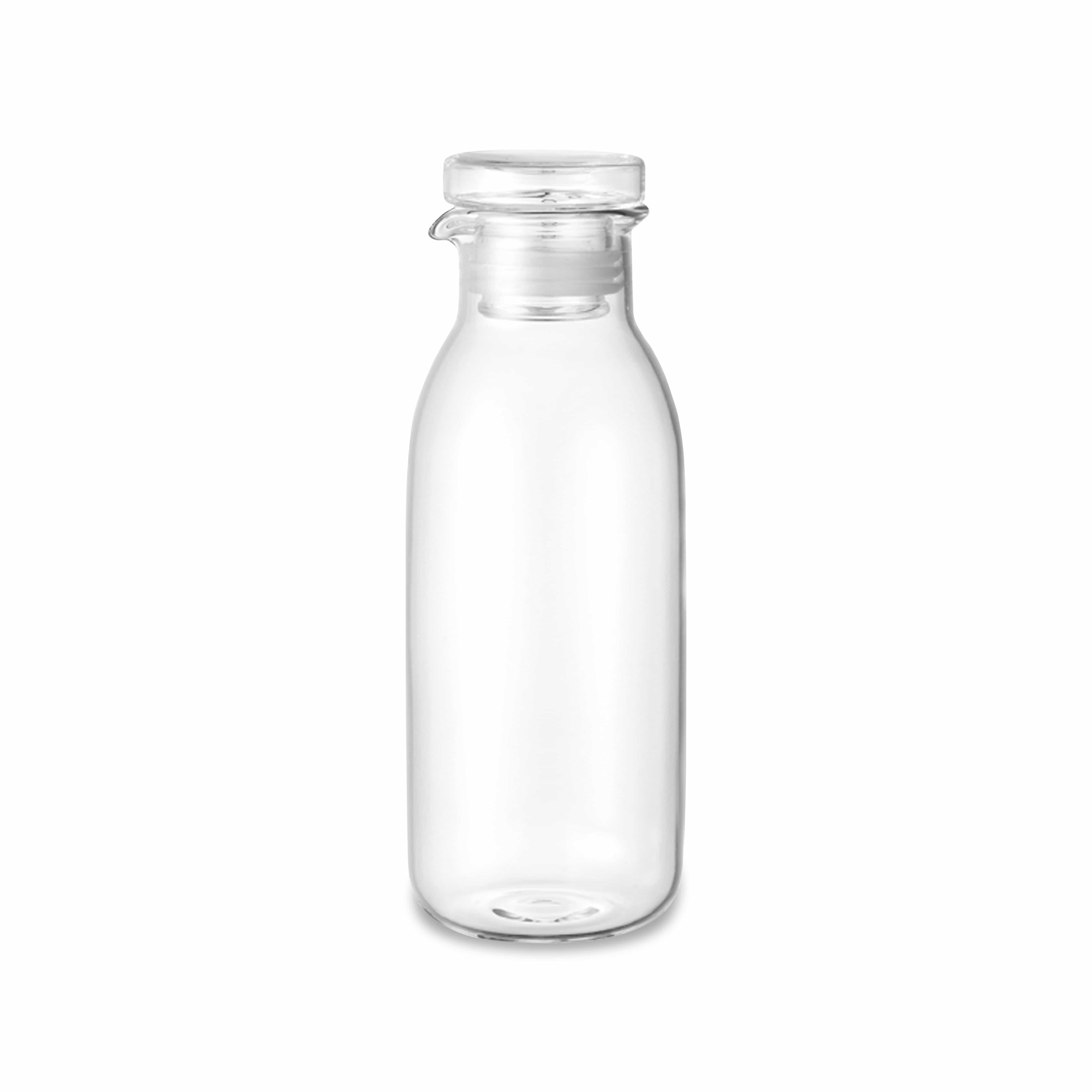 Kinto Bottlit grosse Dressignflasche aus Glas mit 250ml Füllvolumen