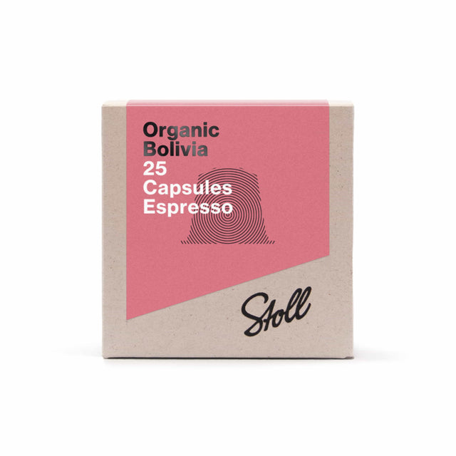Stoll - Espresso Kapseln Bio - 100% Heimkompostierbar in Kartonbox a 25 Stück